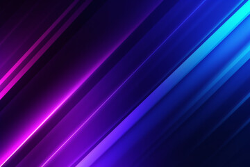 Fototapeta premium Abstract background with vibrant blue and purple light lines