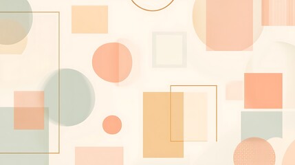 Abstract pastel geometric shapes background. (18)