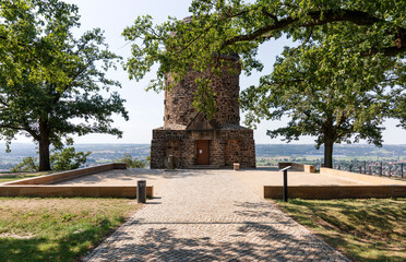 Fototapeta premium Bismarckturm in Radebeul. Sachsen. Deutschland