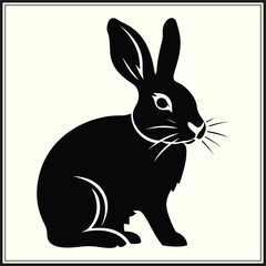 Rabbit Silhouette, Animal