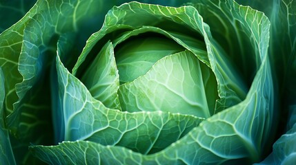 Obraz premium head of cabbage