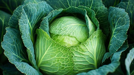 Fototapeta premium head of cabbage