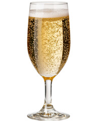 Sparkling Champagne Flute Festive Drink Bubbly Wine Celebration Toast Close up