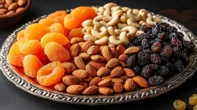 nuts and dried fruits