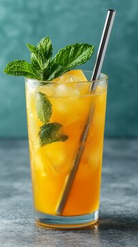 cocktail with lime