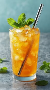 mojito cocktail with mint