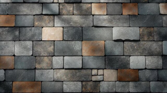 Gray and brown stone paver tiles of different shapes for outdoor pavement. Background and texture._g_1_2_1.png