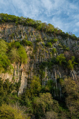 The lava columns in Bartın were formed as a result of the cooling and crystallization of lava...