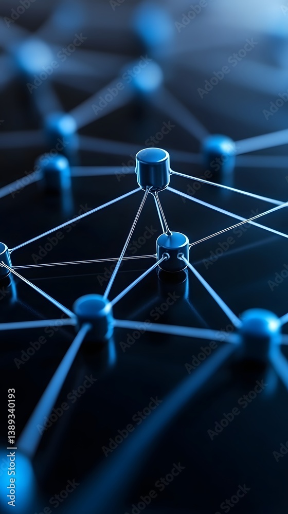Poster visualization of llm scalability with dynamic machine learning nodes expanding across a data network
