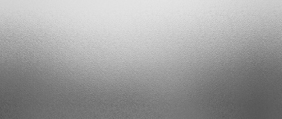 Obraz premium shiny grainy silver foil textured aluminum metallic abstract blurred gradient monochrome plain background