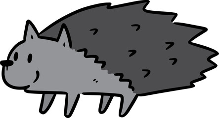 Illustration of porcupine
