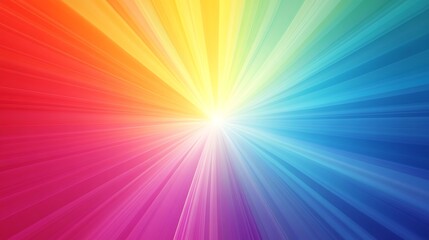 Obraz premium Colorful radiant burst background.