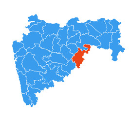 Nanded district map