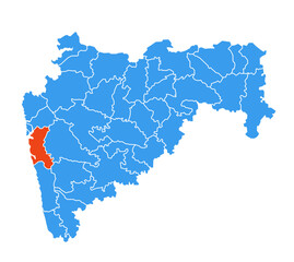 Raigad district map