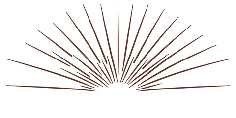 Abstract Illustration Of Rainbow Lines On Black Background Digital Art