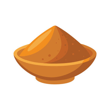  Ground cumin spice vector art illustration