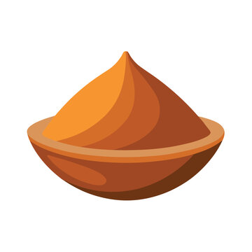  Ground cumin spice vector art illustration