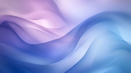 Fototapeta premium Abstract wavy pastel purple and blue background.