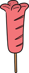 Illustration of sausage

