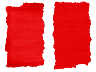 Abstract Isolated Red Background Paper Texture Torn Design Element
