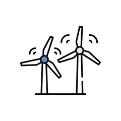 Wind Energy Vector icon