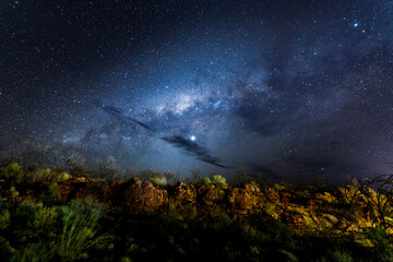 Majestic Kings Canyon at Sunset and Night in Australia © Stefan