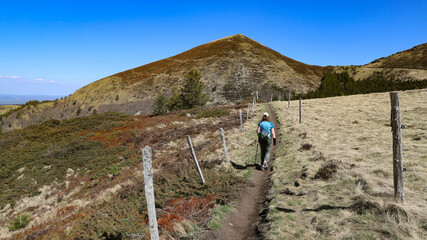 Obraz premium randonnée en Auvergne