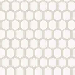 Neutral Colour Textured Fair Isle Seamless Pattern Design