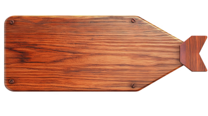 Detailed Brown Wooden Sign Isolated On Transparent Background Illustration