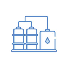 Fototapeta premium Refinery Vector icon