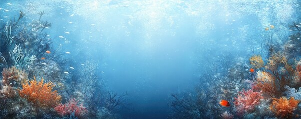 Vibrant Underwater Coral Reef