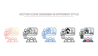 Obraz premium Workshop icon design with white background stock illustration