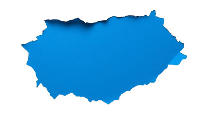 Obraz premium Isolated Abstract Blue Torn Paper On Black Background Illustration