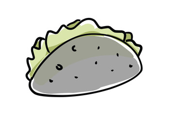 vector illustration of a sandwich