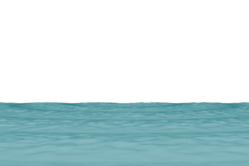 A serene, teal-toned horizon, subtly textured, suggesting a vast expanse of water or sky