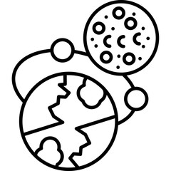 Lunar Orbit Icon