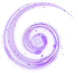 Purple Light Swirl
