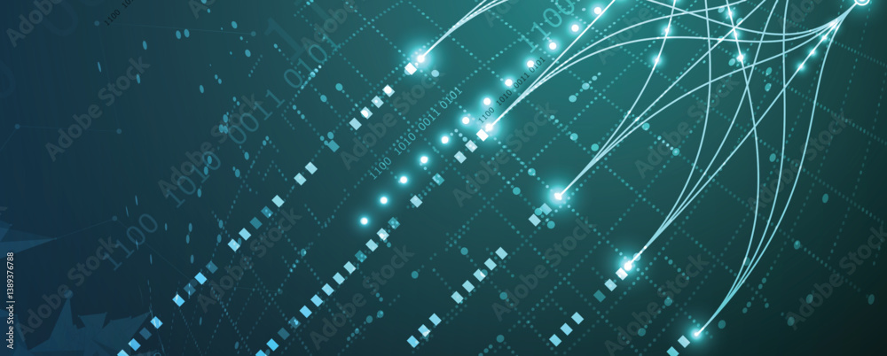 Poster Data technology and machine learning neural flow network