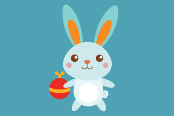 Obraz premium rabbit with carrot