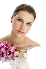 Fototapeta premium Portrait of beautiful woman