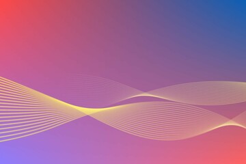 Interpolated wavy line background