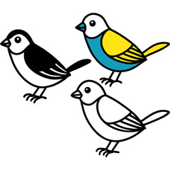 birds on a branch