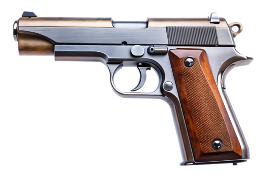 gun isolated on a transparent background