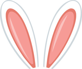 Fototapeta premium Bunny Ears Easter Vector