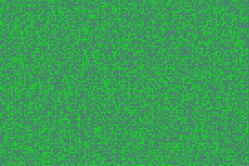 Grid of geometrical shapes in random colors