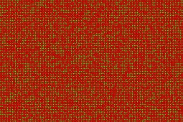 Grid of geometrical shapes in random colors