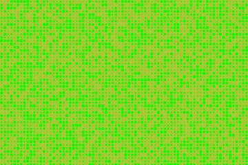 Grid of geometrical shapes in random colors