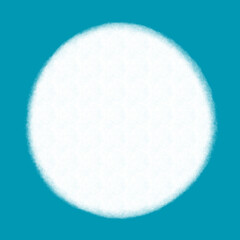 ほわんとした丸の絵、シンプルなイラスト背景素材