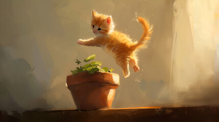 funny cat