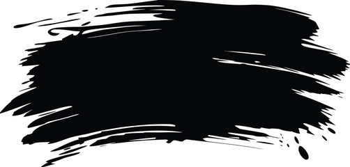 Grunge Brushstroke Border Design